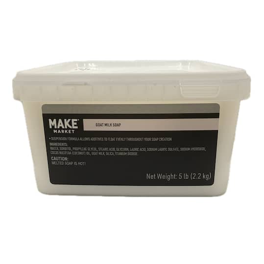 8 Pack: 5lb. Goat Milk Soap Base by Make Market®